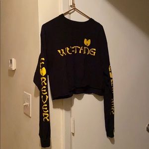 Wu-Tang Long Sleeve Crop Top